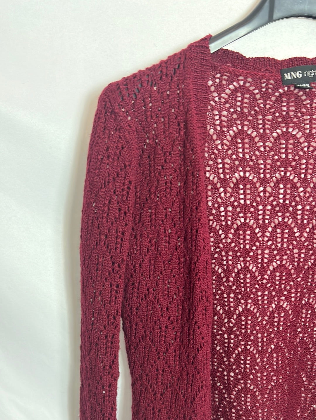 MANGO. Rebeca burdeos calada. TM