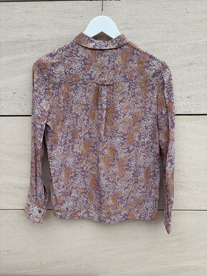 SESSÚN. Blusa malva estampada