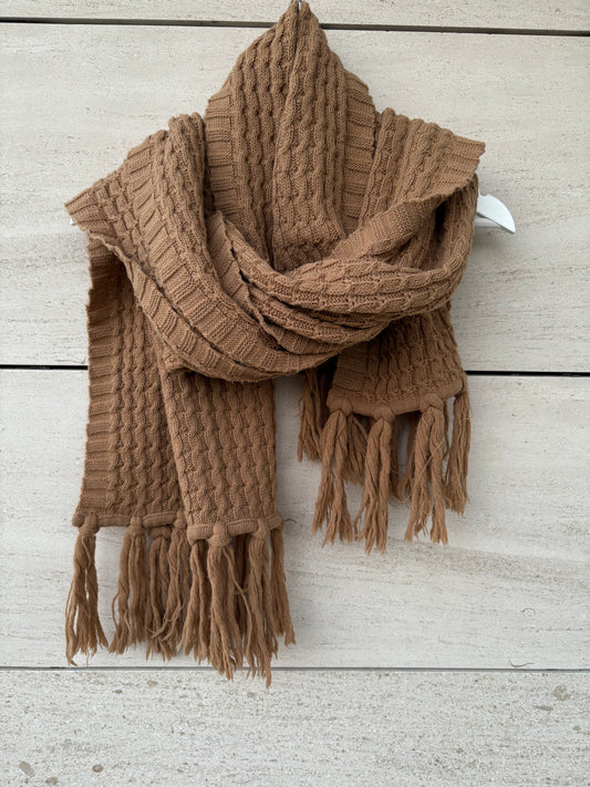 EL CABALLO. Bufanda camel mezcla