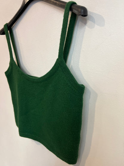 ZARA. Top lana verde. T M