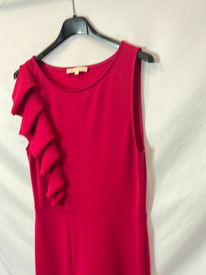 MAJE. Pink ruffled dress Tm