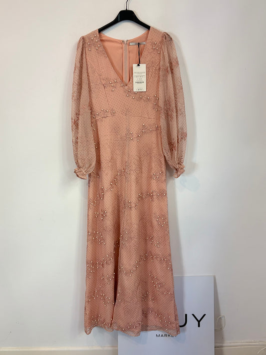 ZARA. Mustard textured back top. TS