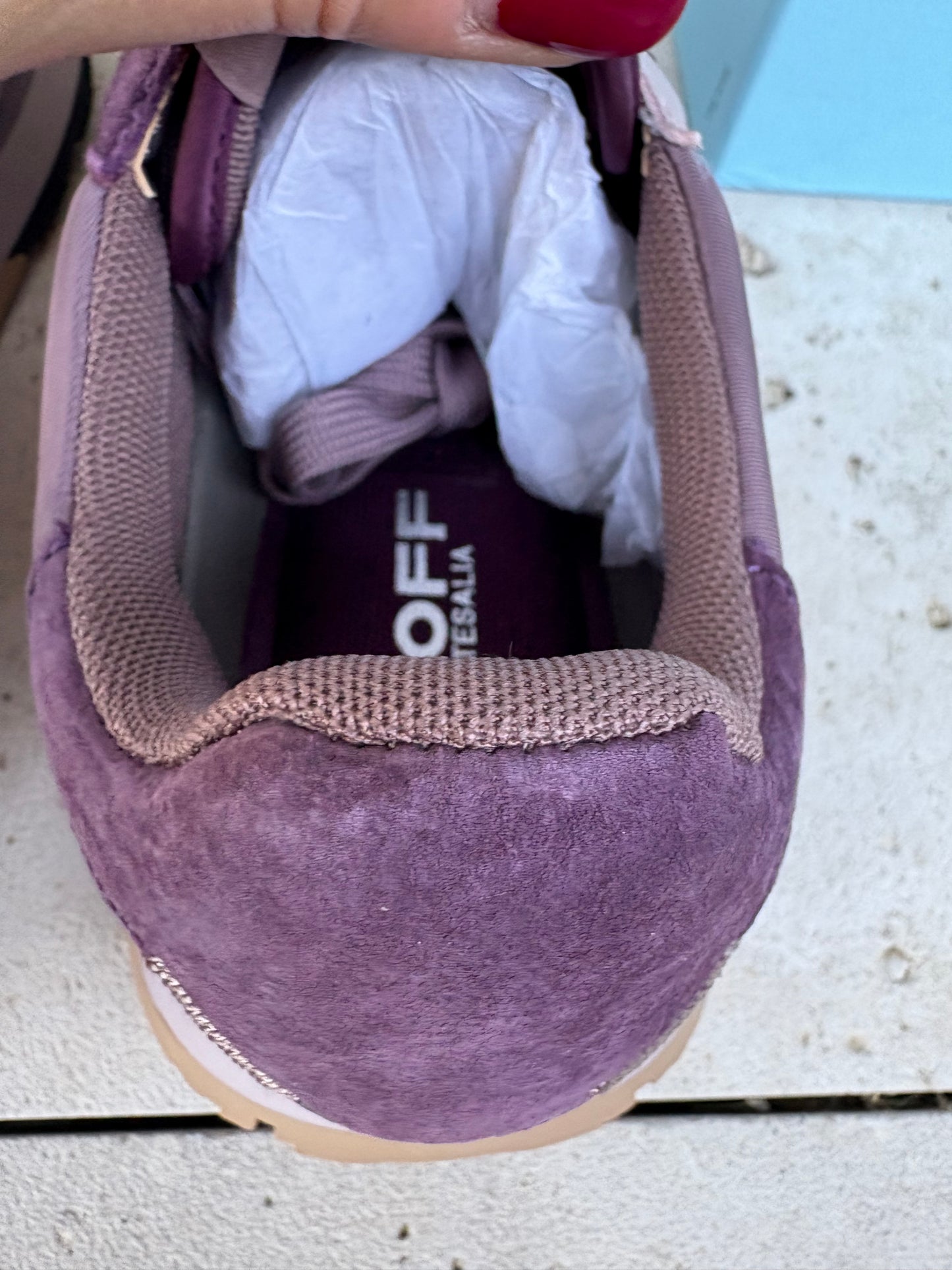 HOFF. Zapatillas texturas tonos malva. T 38