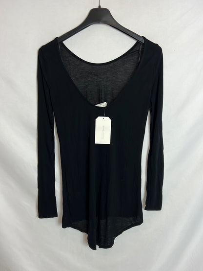 ZARA. Black top with low back. TS