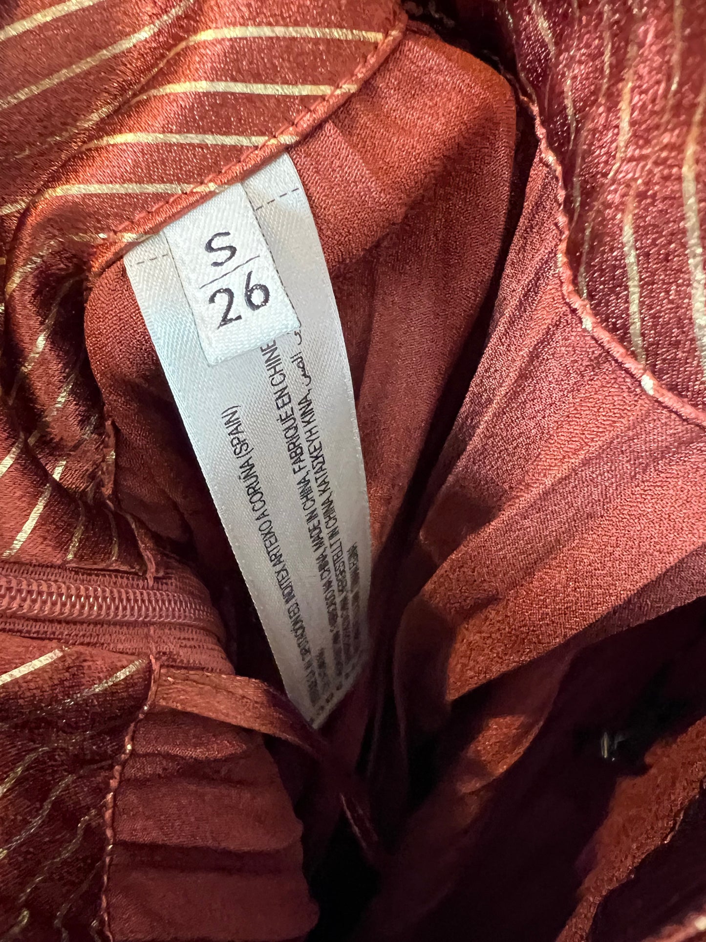 UTERQÜE. Ts pleated tile skirt