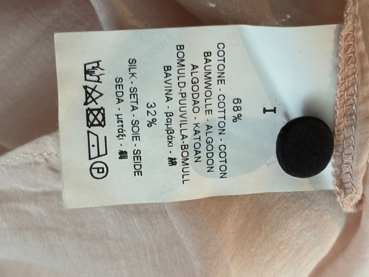 FORTE FORTE. Blusa beige fluida. T 1 (S)