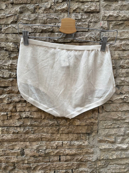 ZARA. Shorts mini beige lentejuelas