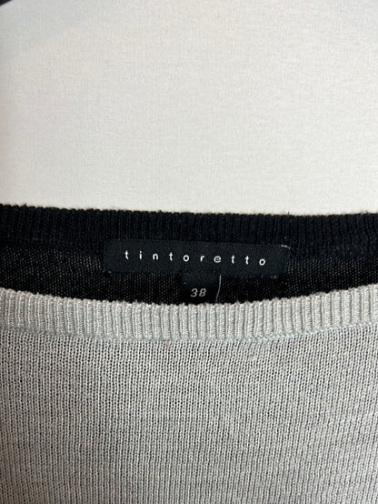 TINTORETTO. Jersey bicolor fino. T 38