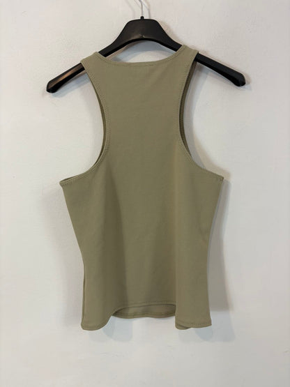 LEGER. Top verde claro textura