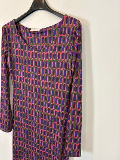 BASYCO. Vestido largo punto elástico