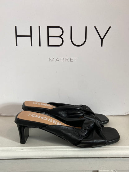 GIOSEPPO. Black heeled sandals T. 38