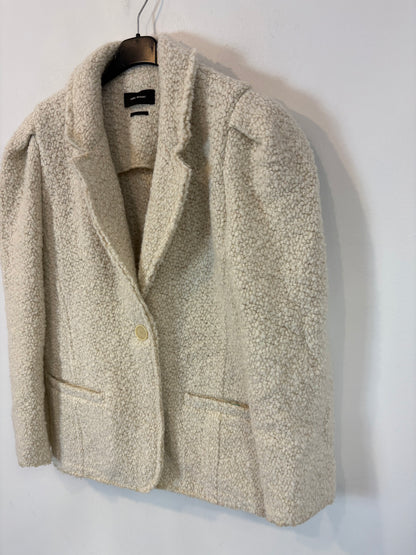 ISABEL  MARANT. Blazer borrego detalle manga