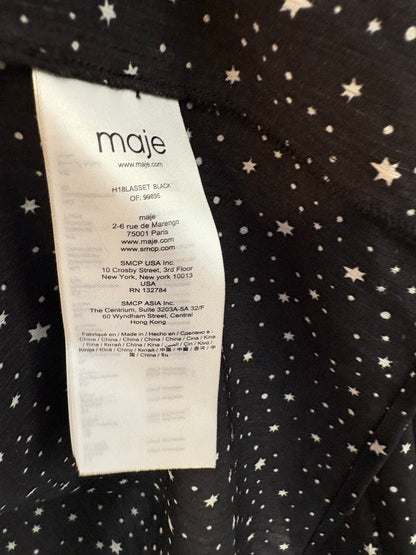 MAJE. Black star blouse S.1(s)