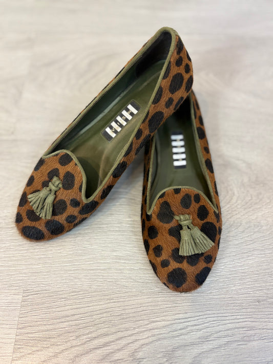 MISLITA. Slippers piel animal print