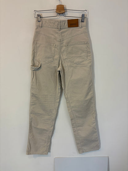 ISABEL MARANT. Pantalón beige textura