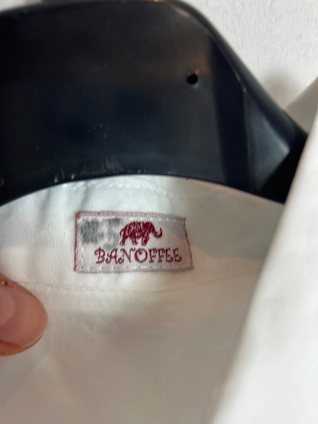 BANOFFEE. Ruffled bank shirt Tu(S)