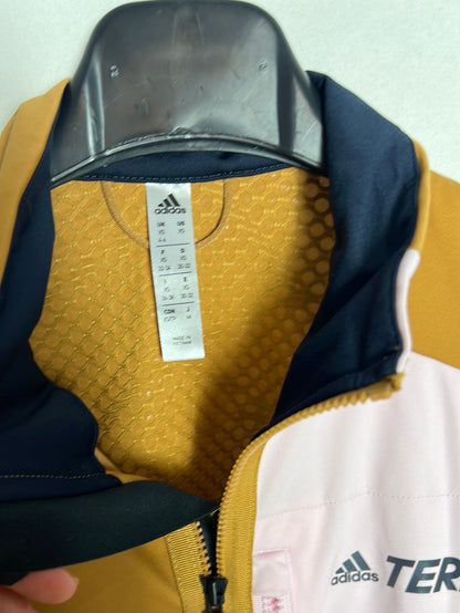 ADIDAS. Chaqueta tricolor estilo cortavientos. T XS