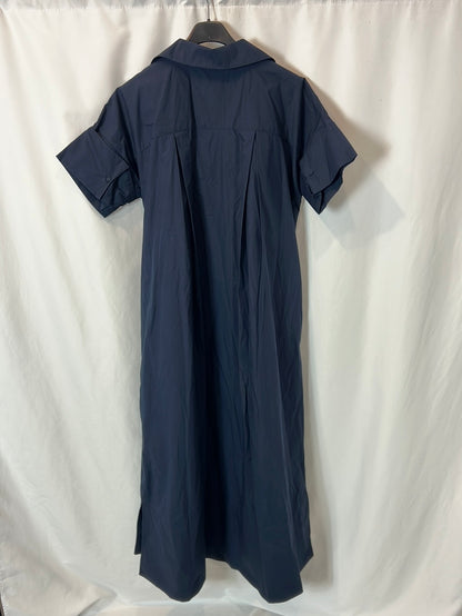 BANANA REPUBLIC. Long blue dress. XS/S