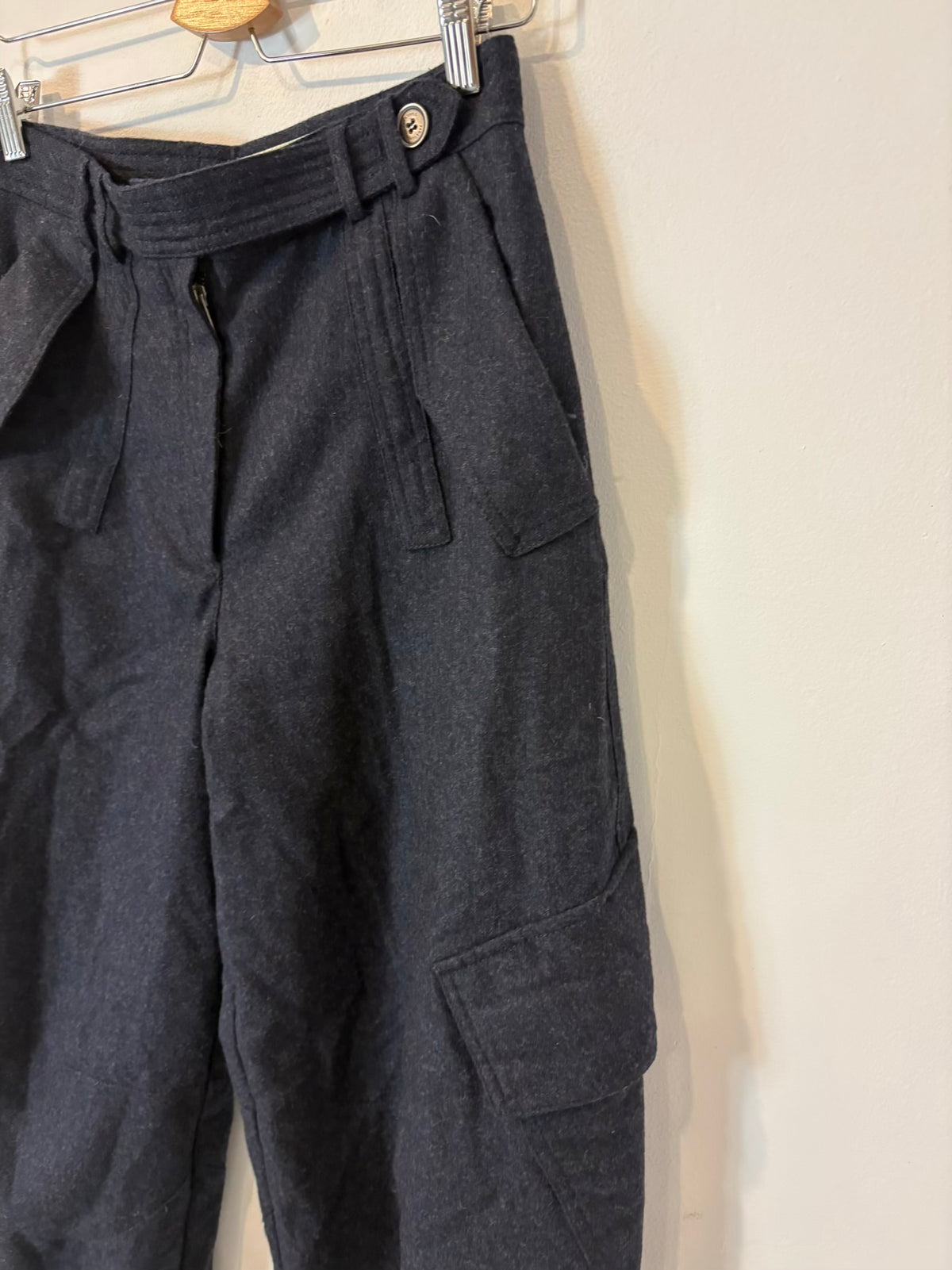 ZARA SRPLS. Pantalón balloom con lana