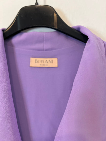 BIMANI. Mauve blouse with Tm collar