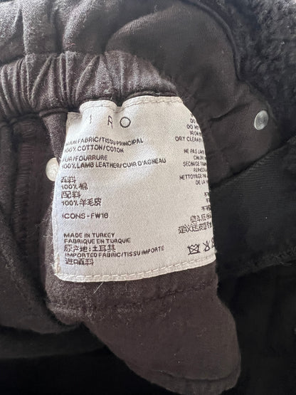 IRO. Short black denim skirt T.34