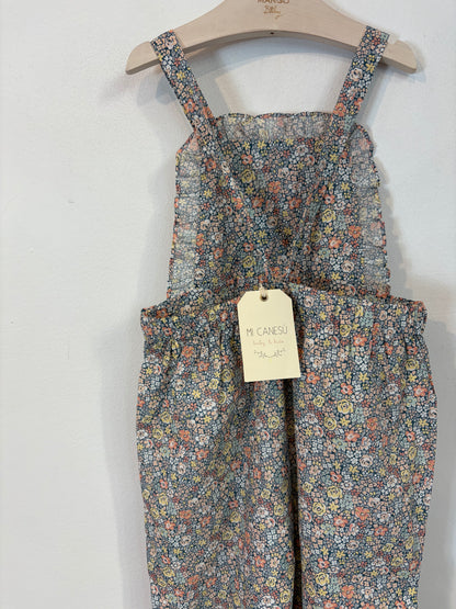 MI CANESÚ. Peto largo ligero flores. T 6 años