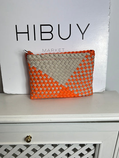 VANYLU. Bolso de mano tela trenzado( Tara)