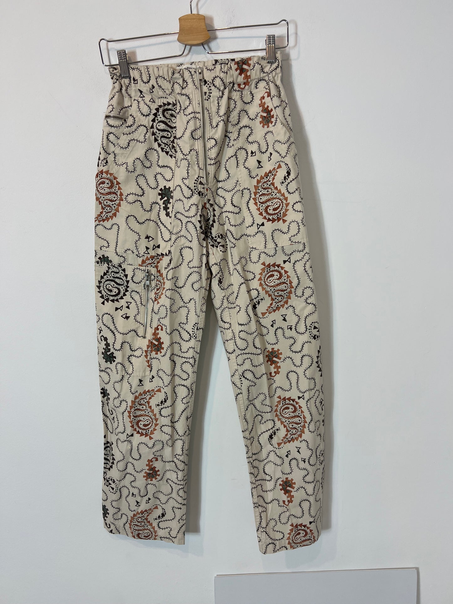 ISABEL MARANT. Printed cargo pants size 34