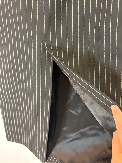 ZARA. Falda tubo larga raya diplomática. T XS