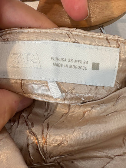 ZARA. Total look: textured pants and top. Size XS