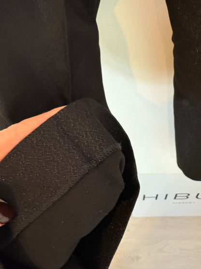 ZADIG&VOLTAIRE. Pantalón negro pizas abotonado 38