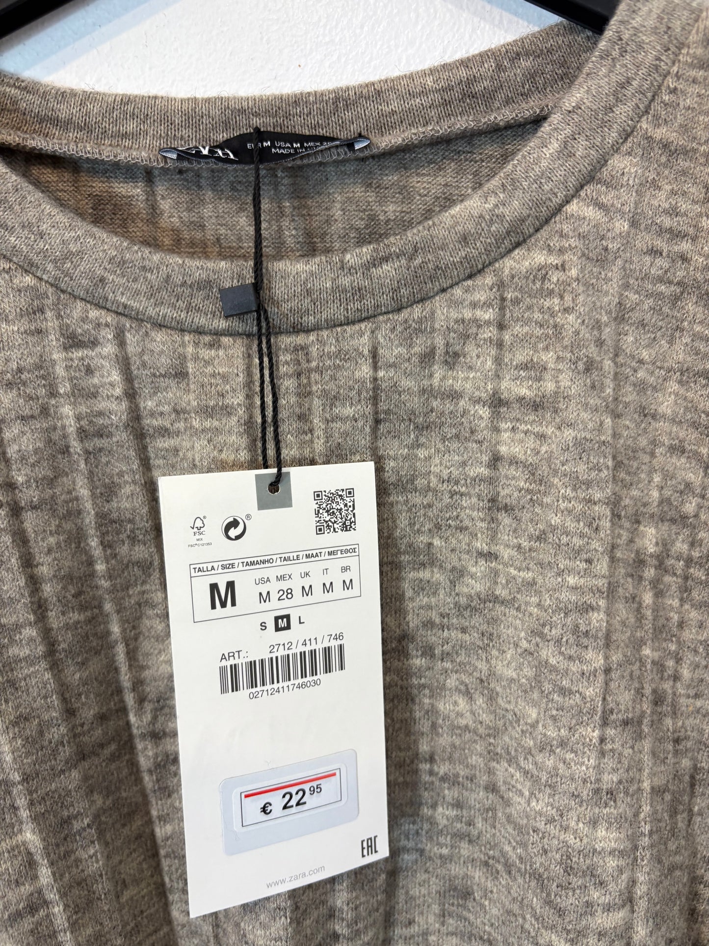 ZARA. Conjunto punto jaspeado. T S/M