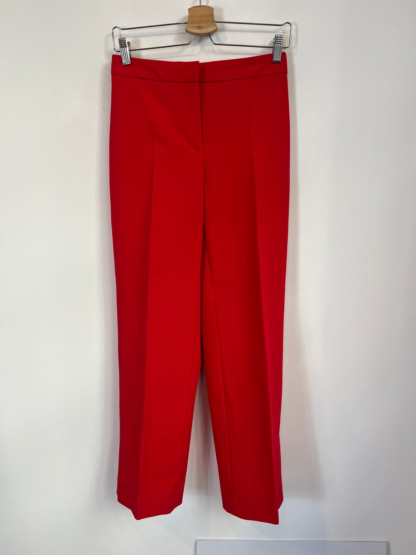 ZARA. Total red vest and trousers look S/S