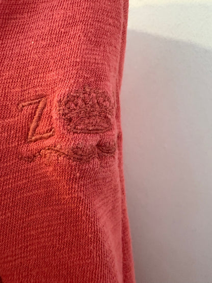 ZADIG & VOLTAIRE. Camiseta roja detalle espalda