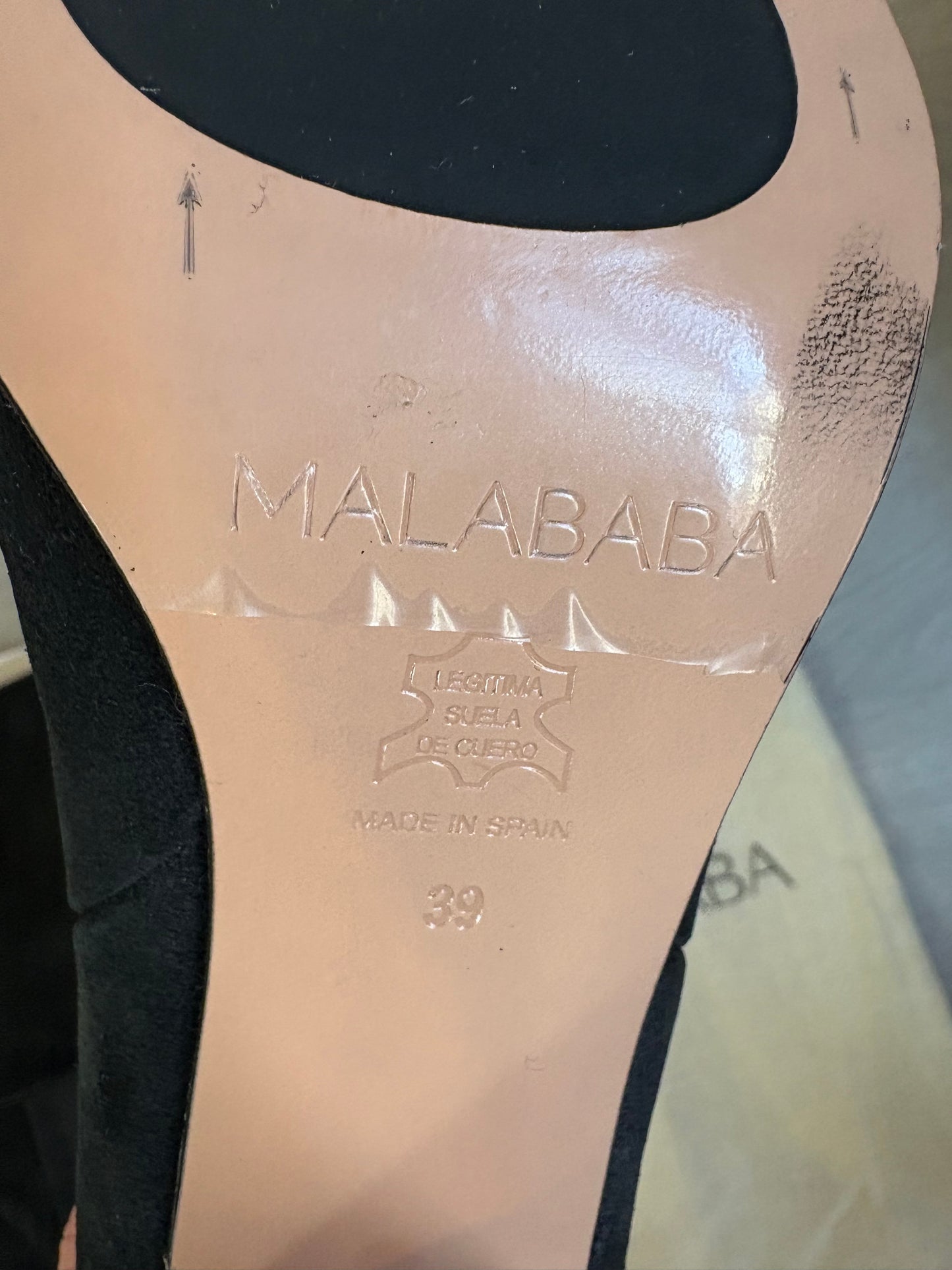 MALABABA. Botas altas negras piel