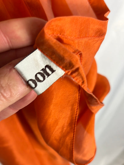 SILK COCOOM. Falda/pareo seda bordados. T 10 (M)