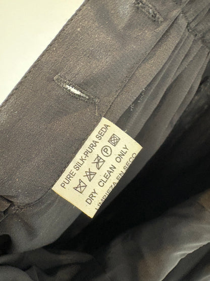 DAL BAT. Vestido midi seda abalorios
