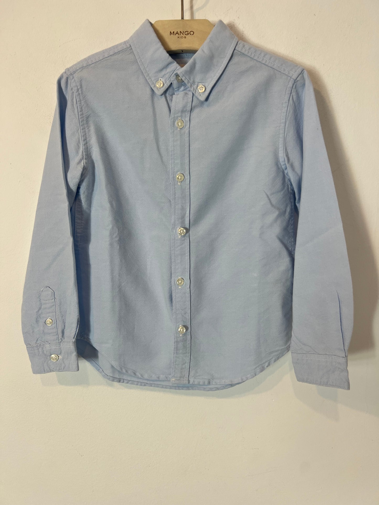 GOCCO. Camisa azul algodón. T 5-6 años