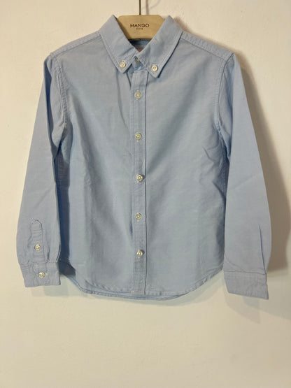 GOCCO. Camisa azul algodón. T 5-6 años