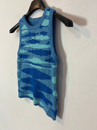 OTRAS. Top punto azules T.s