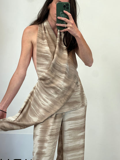 ZARA. Conjunto estampado tie dye