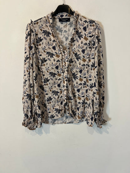 LLOYD´S. Blusa fluida estamapda