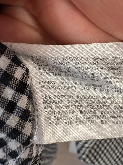 ZARA. Mustard textured back top. TS