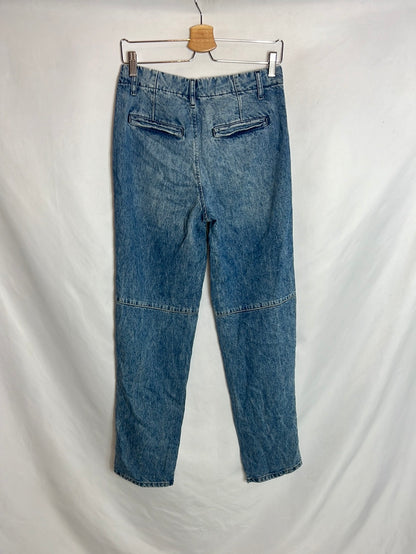 FREE PEOPLE. Flowy denim with a worn effect. T 25 (36)