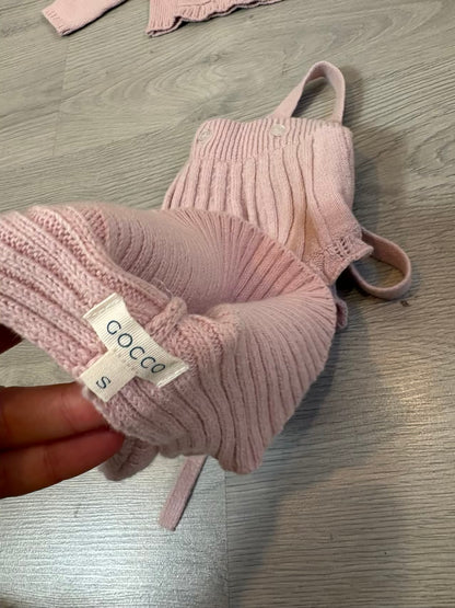 GOCCO. Conjunto rosa empolvado T.1-3 meses