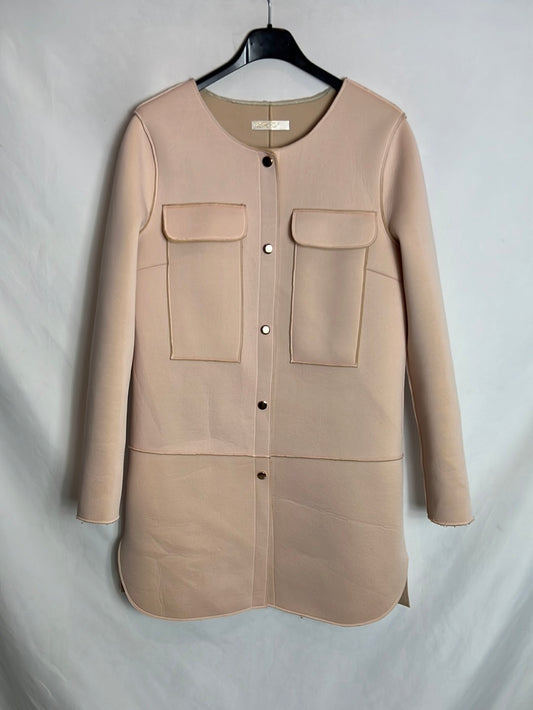 BBG. Pink neoprene coat TM