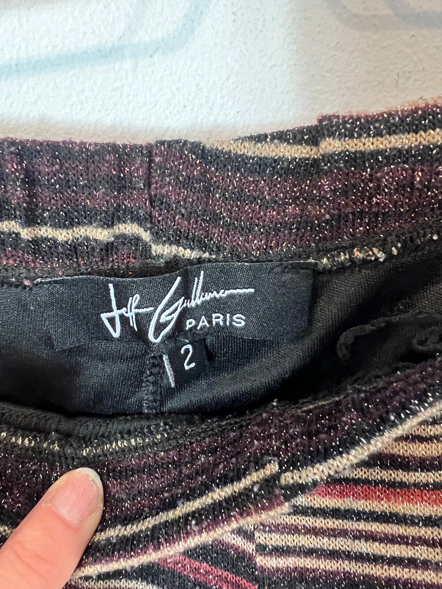 OTRAS. Pantalón rayas punto hilos T.2(m)