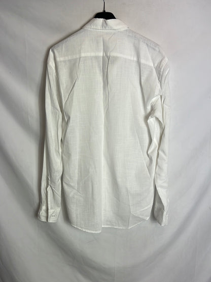 OTRAS. Blusa blanca algodón . TM