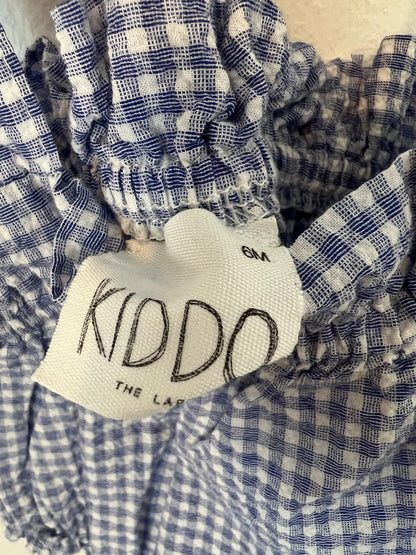 KIDDO THE LABEL. Ranita azul cuadros vichy T.6 meses