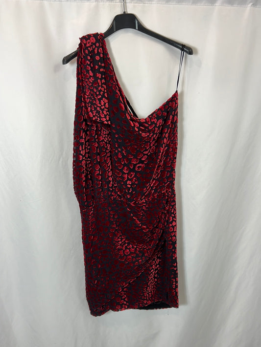 IRO. Vestido terciopelo asimétrico